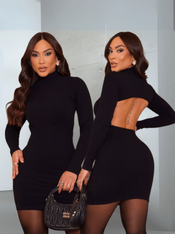 Vestido Aberto Costas Curto: Onde Comprar | BuscaProdutos