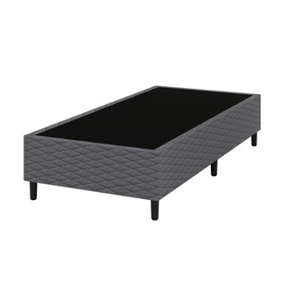 Base Box Solteiro 88x188x38 Cinza Flávia Umaflex em Oferta na Shopee