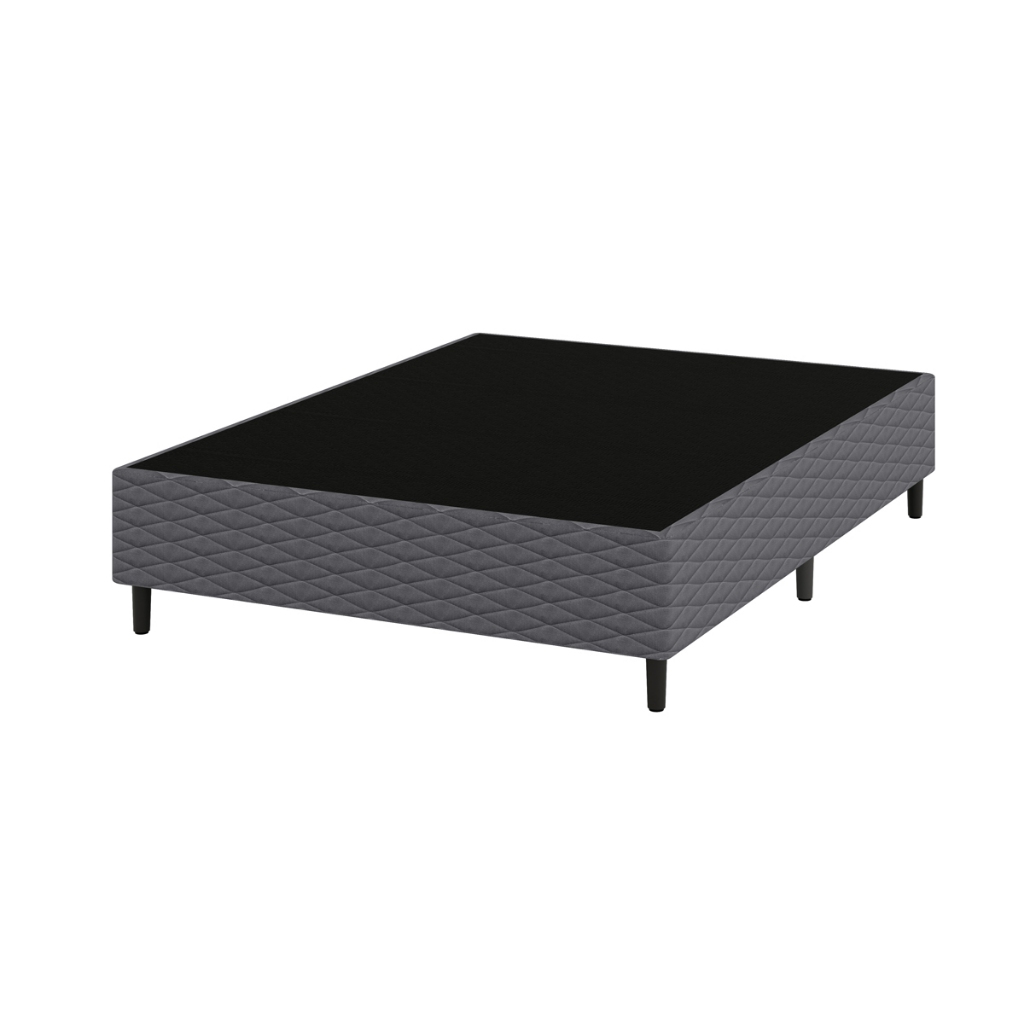 Base Box Casal 138x188x38 Cinza Flávia Umaflex em Oferta na Shopee