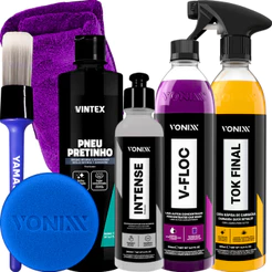 Kit Shampoo V-Floc Cera Tok Final Revitalizador Intense 240ml Vonixx Pretinho Vintex