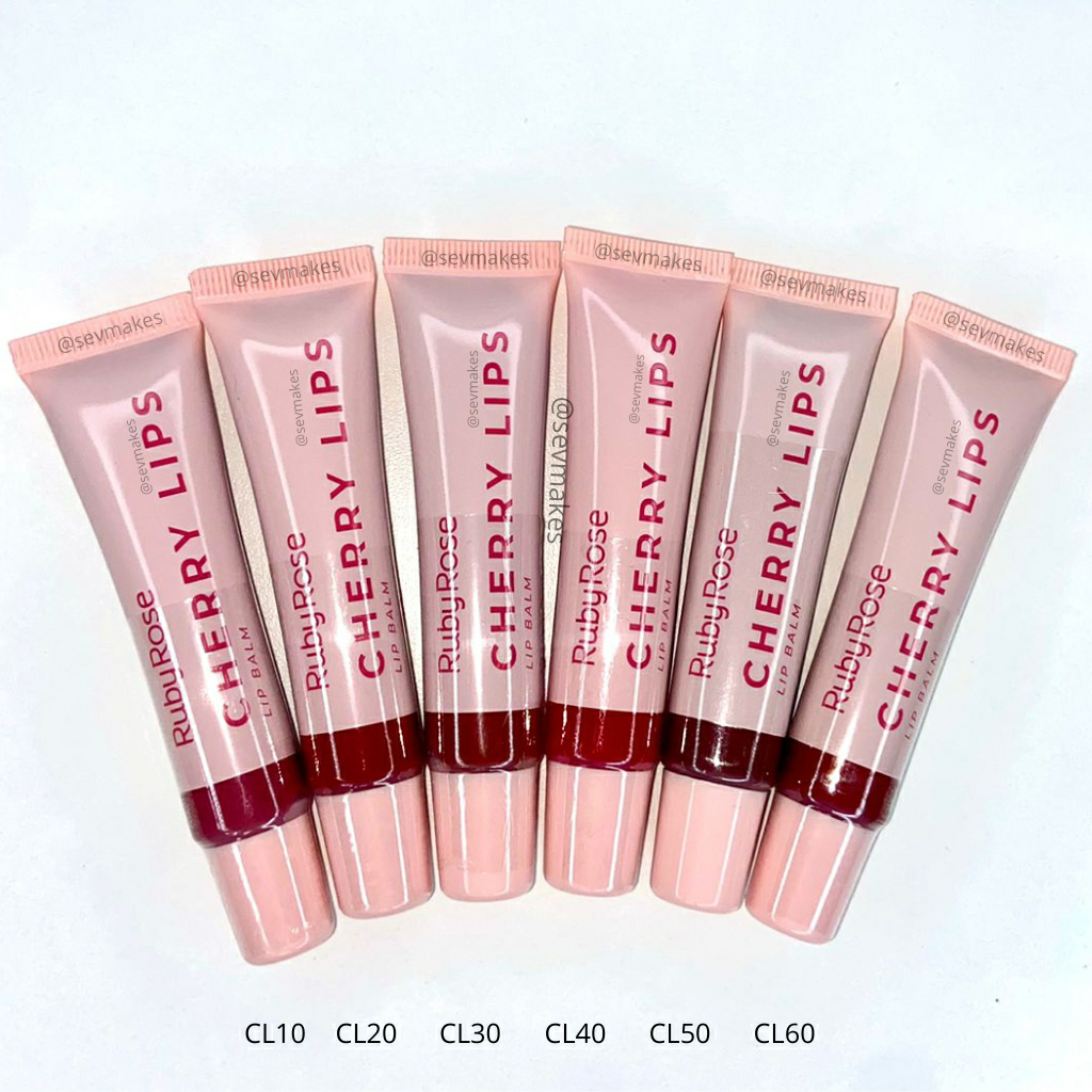 Lip Balm Labial Hidratante Líquido Cherry Lips Ruby Rose HB-L6503 — imagem 2 de 2