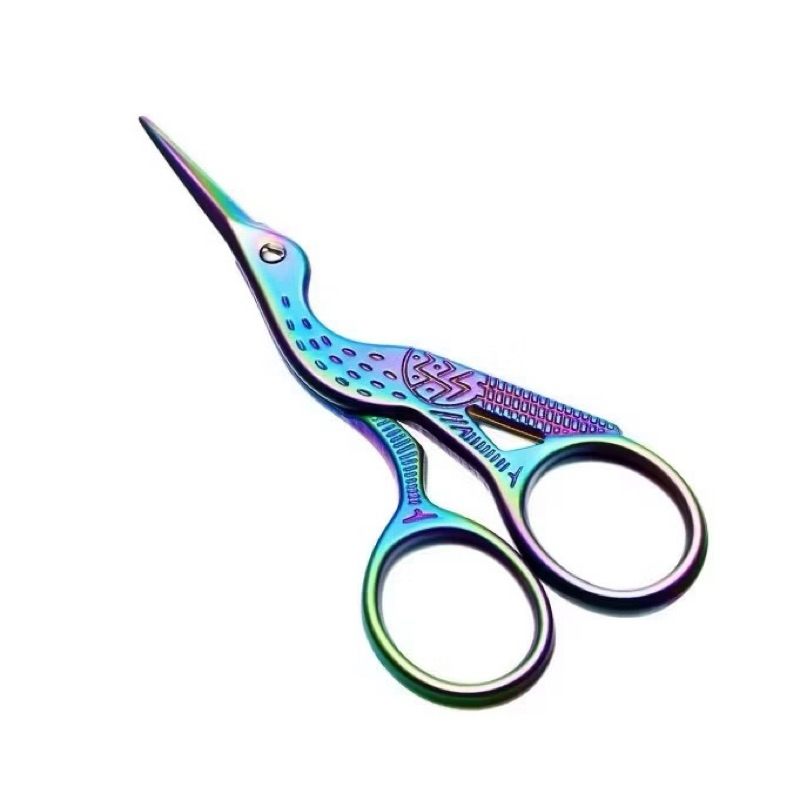 Tesoura Pássaro Bordar Crochê/design Sobrancelhas Furta Cor