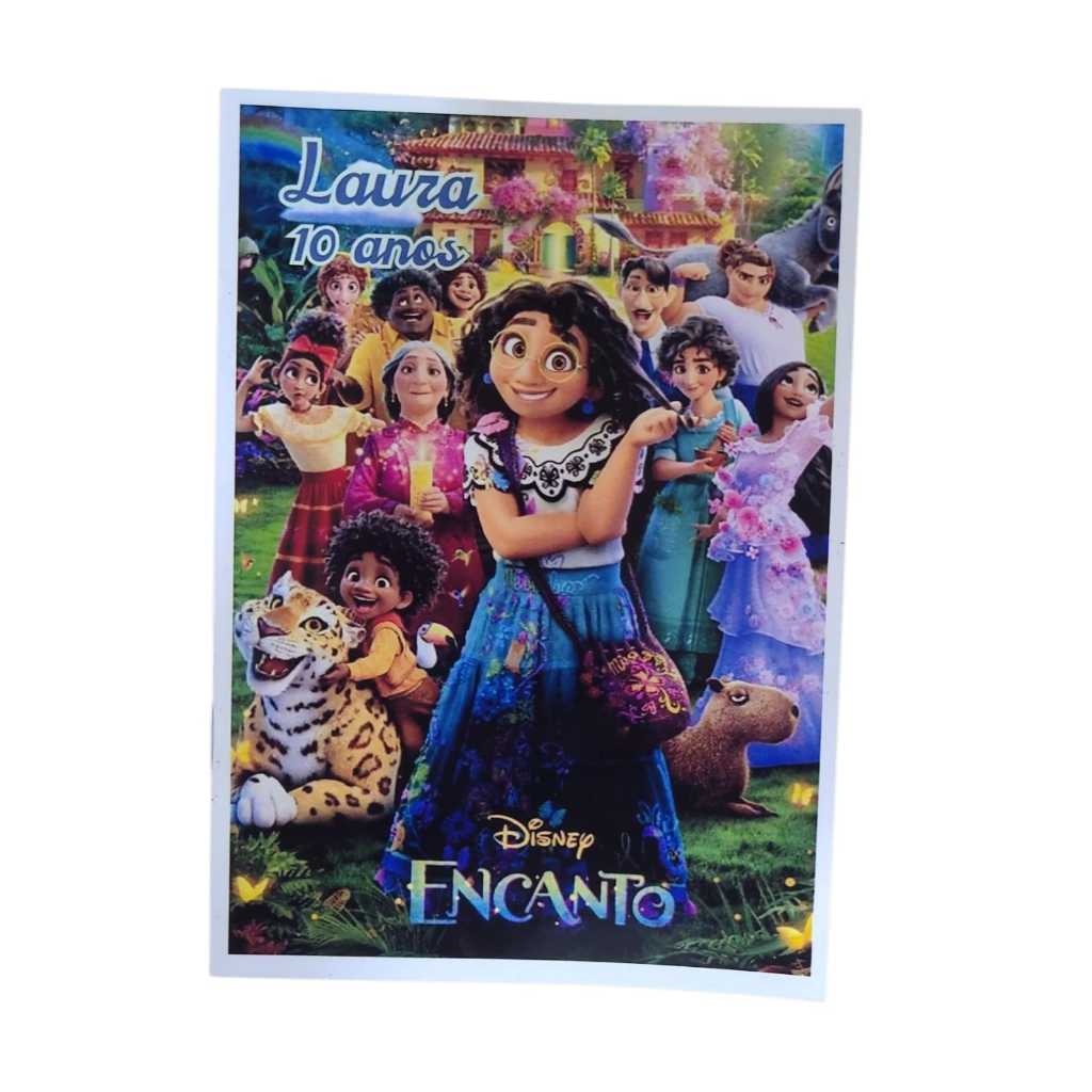 Livrinhos para Colorir Encanto Lembrancinhas Personalizado com nome e idade em Oferta na Shopee