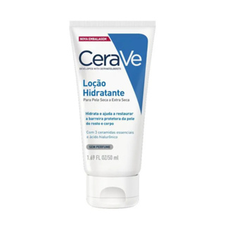 Loção Hidratante CeraVe Pele Seca A Extra Seca Sem Perfume 50ml em Oferta na Shopee