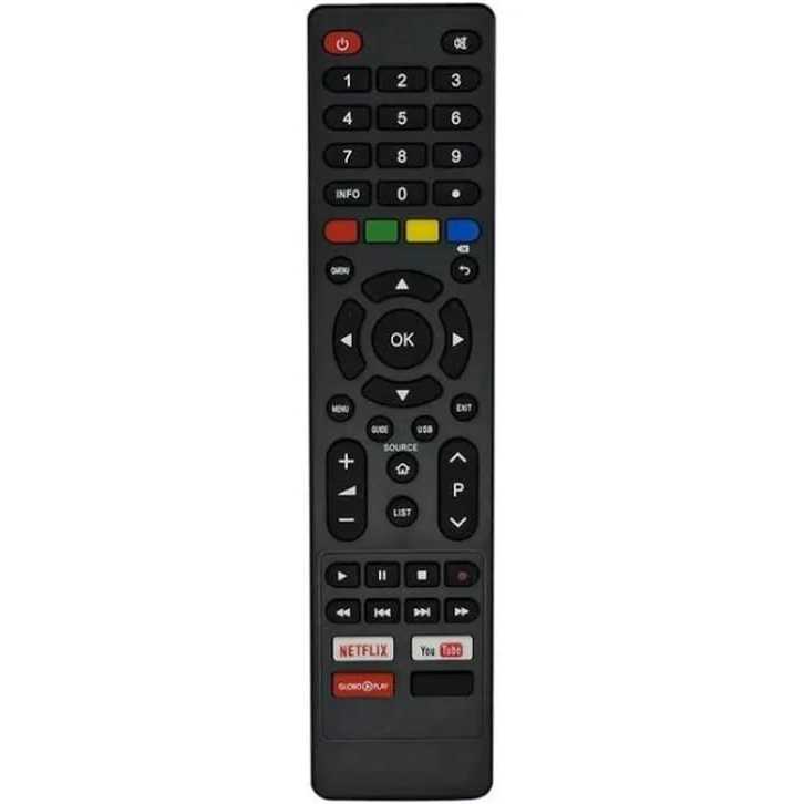 9124 Controle Remoto COMPATÍVEL COM Tv Philco Smart Netflix Globo Play YouTube PTV32G52S PTV40E60SN