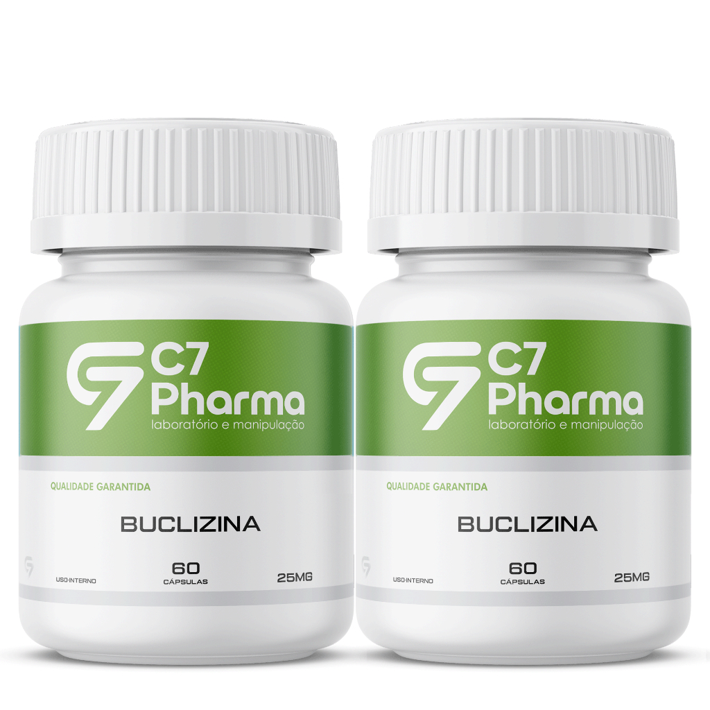Kit 2 Buclizina 25mg - 60 caps (120 Total) em Oferta na Shopee