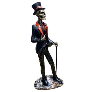 Estatueta Exu Caveira 27cm Imagem Umbanda Candomblé em Oferta na Shopee