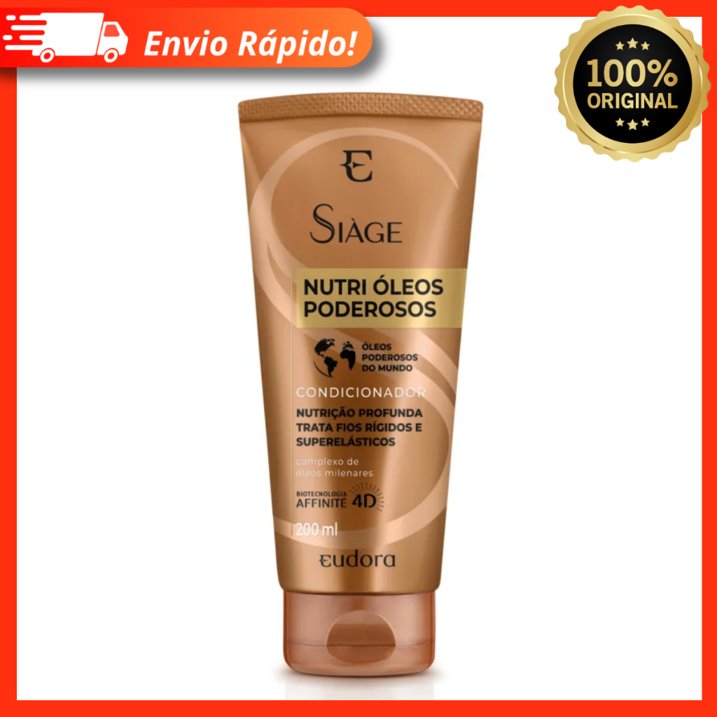 Condicionador Eudora Siàge Nutri Óleos Poderosos 200ml