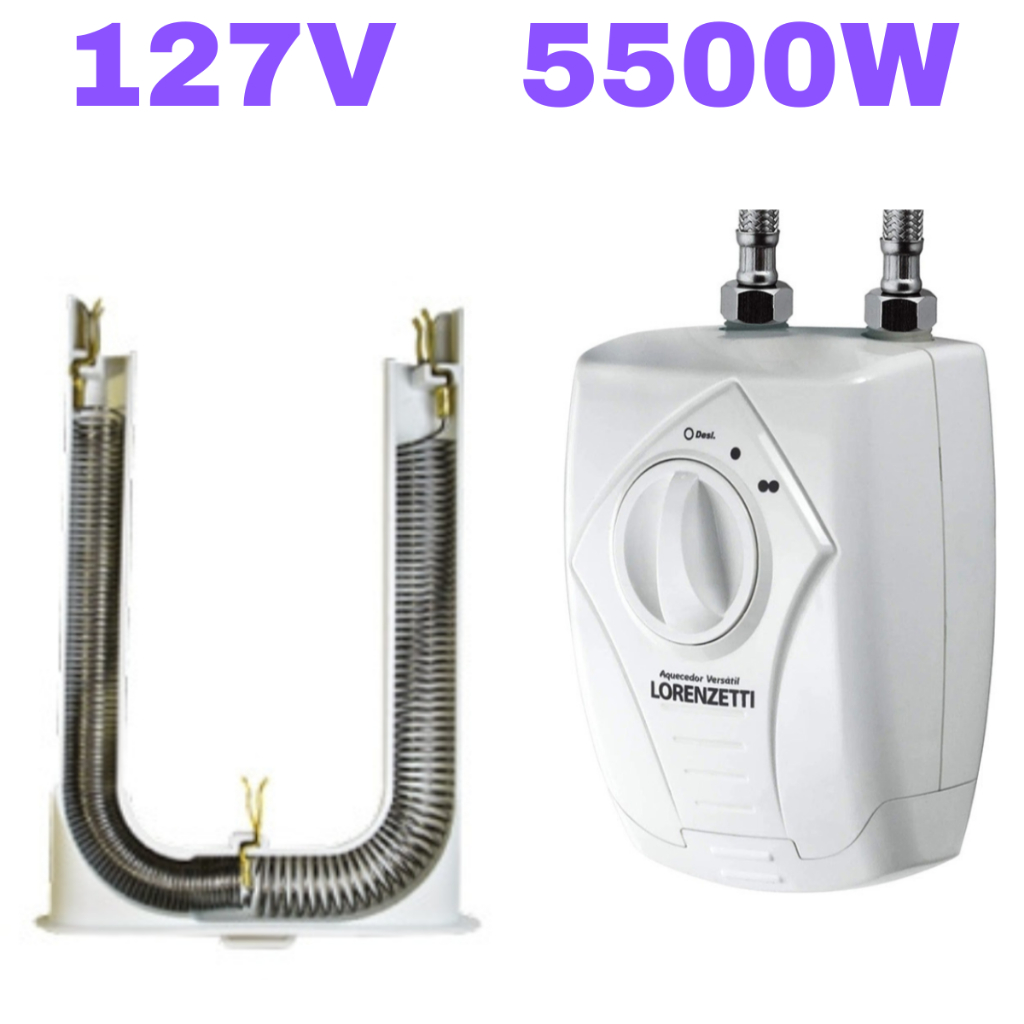 Resistência Aquecedor Lorenzetti Versátil 127v 5500w