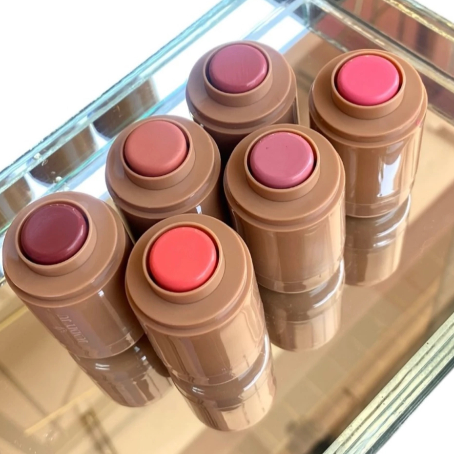 Blush Cremoso Lip Stick Dupe RHODE ou Pink 21 Produto 2 em 1 Pele Natural com Glow em Oferta na Shopee