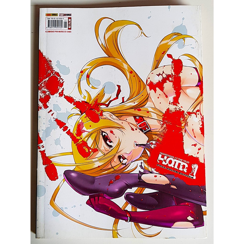 Mangá Highschool Of The Dead - Full Color Edition - Sato, Daisuke [2011] (SKL25)