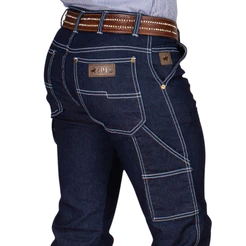 Calça Jeans Masculina Carpinteiro Linha Branca 34 ao 56