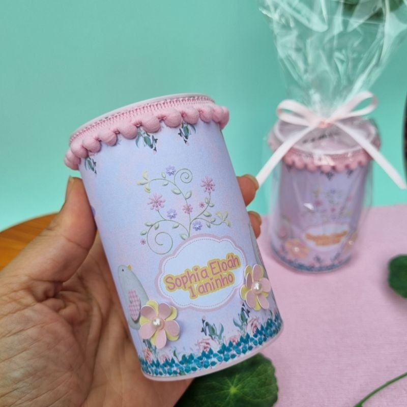 Cofrinho para lembrancinha JARDIM ENCANTADO candy Lembrancinhas de aniversario infantil cofre decoração jardim