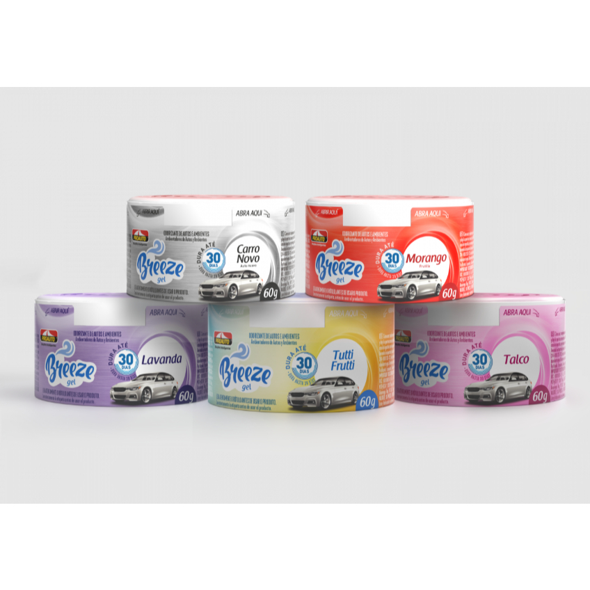 Odorizante ProAuto Breeze Gel 60g em Oferta na Shopee