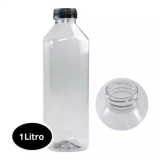 Kit 10 Unidades Frasco/Garrafa pet 1L com Tampa Rosca e Lacre em Oferta na Shopee
