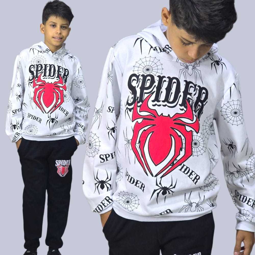 Conjunto Infantil Homem Aranha Agasalho Personagem Infantil