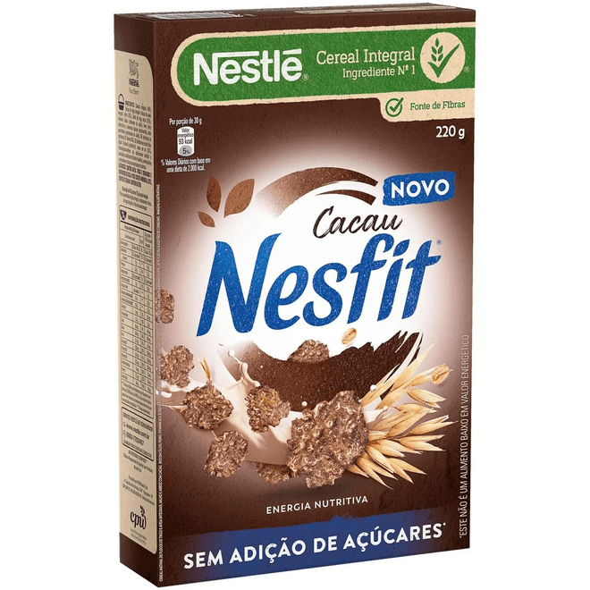 CEREAL MATINAL NESFIT CACAU SEM AÇUCAR 220G NESTLE