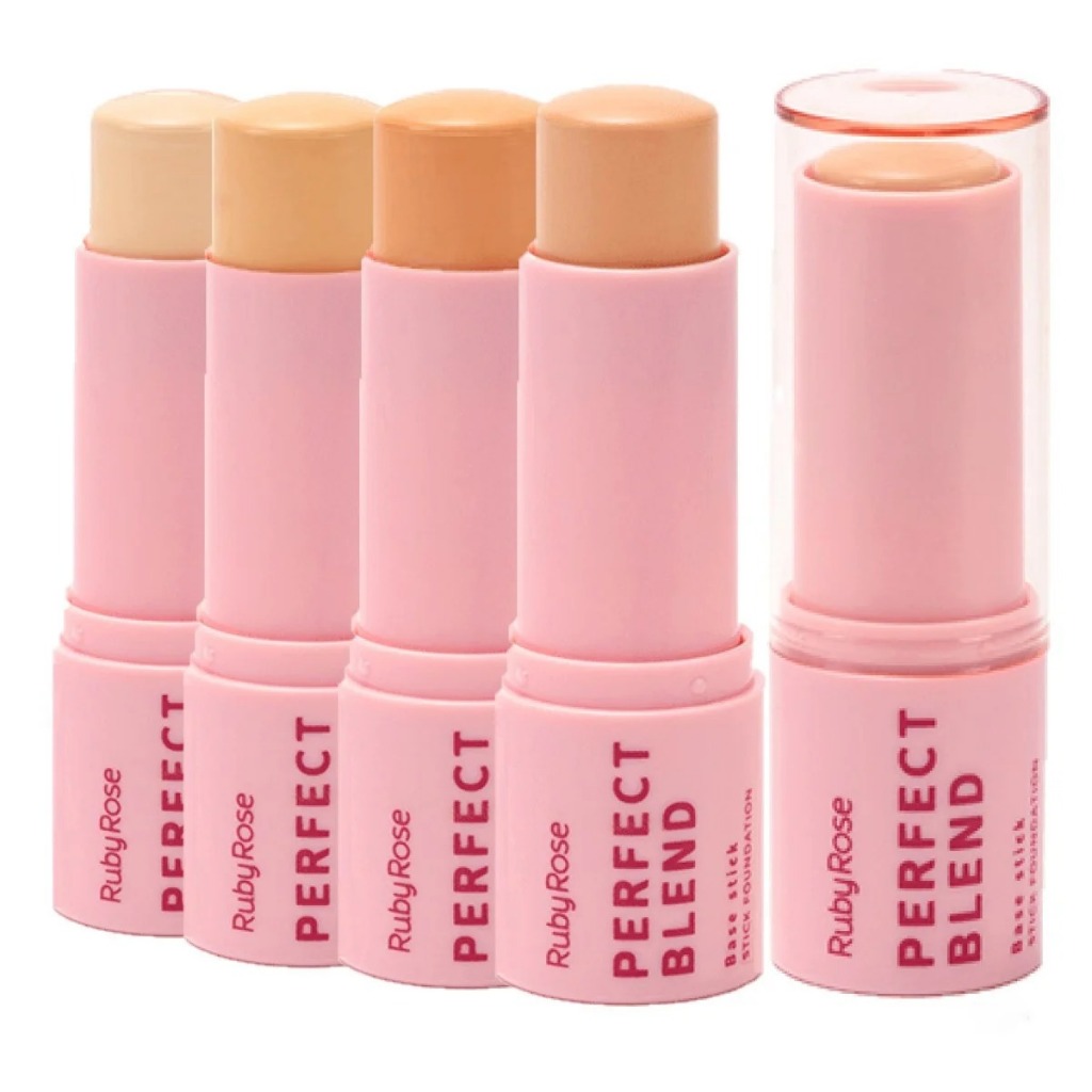 Base Stick Perfect Blend Linha Rosa Base em Bastão - Ruby Rose