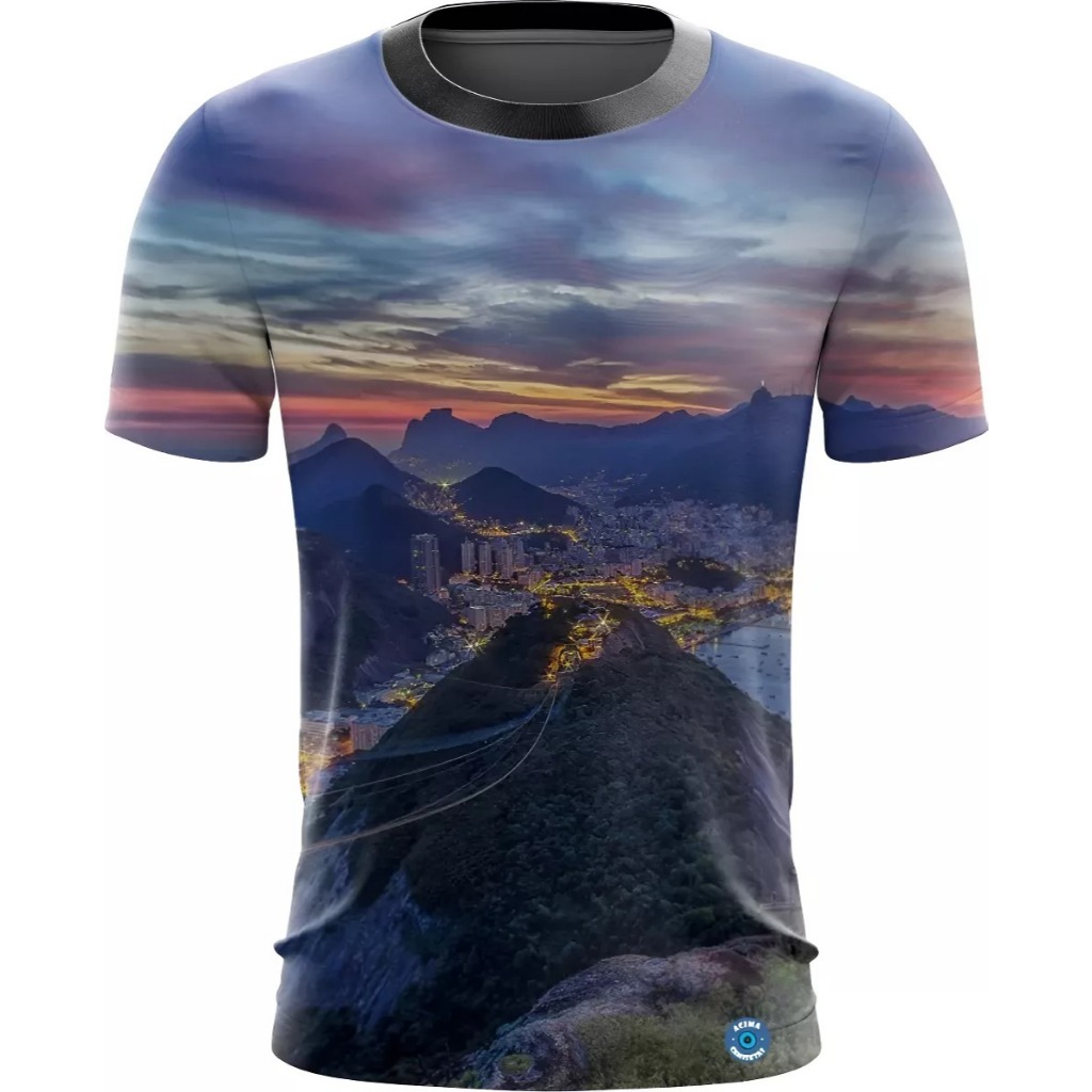 Camisa Camiseta Rio De Janeiro Rj Cristo Redentor Favela 223