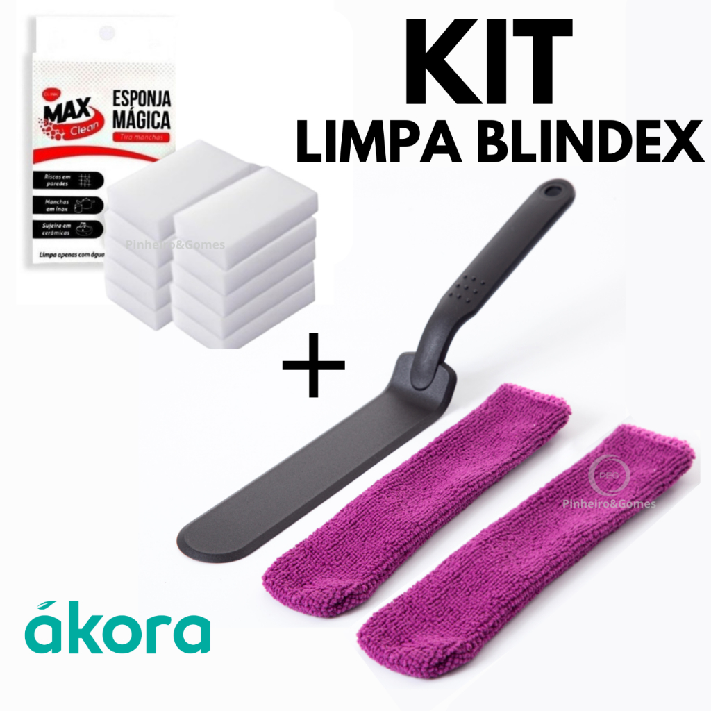 KIT Limpeza de Vãos Box + 10 Esponja Mágica Melamina Limpador De Transpasse Frestas e Fend...