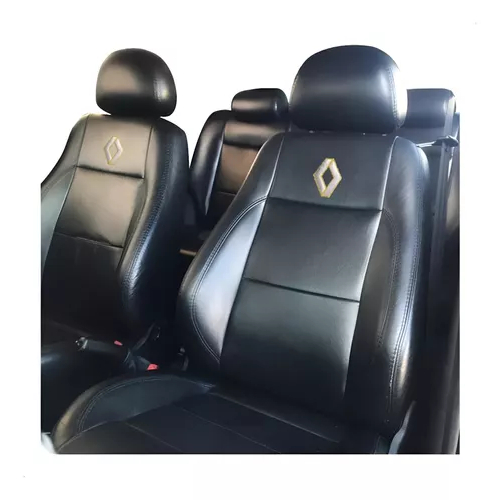Capas Banco Carro Couro 100% Renault Duster Clio Logan Sandero Symbol Fluence Megane + Capa Volante