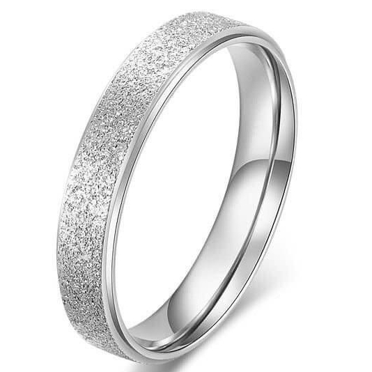 1 Aliança Namoro Casamento Brilhante 4mm cor Prata Aço - UNIDADE em Oferta na Shopee