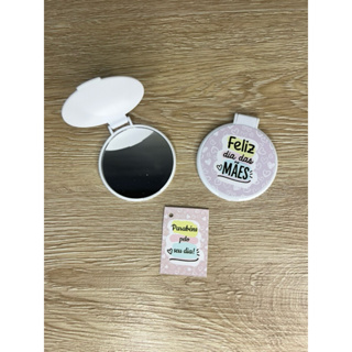 Espelho redondo Personalizado em Oferta na Shopee