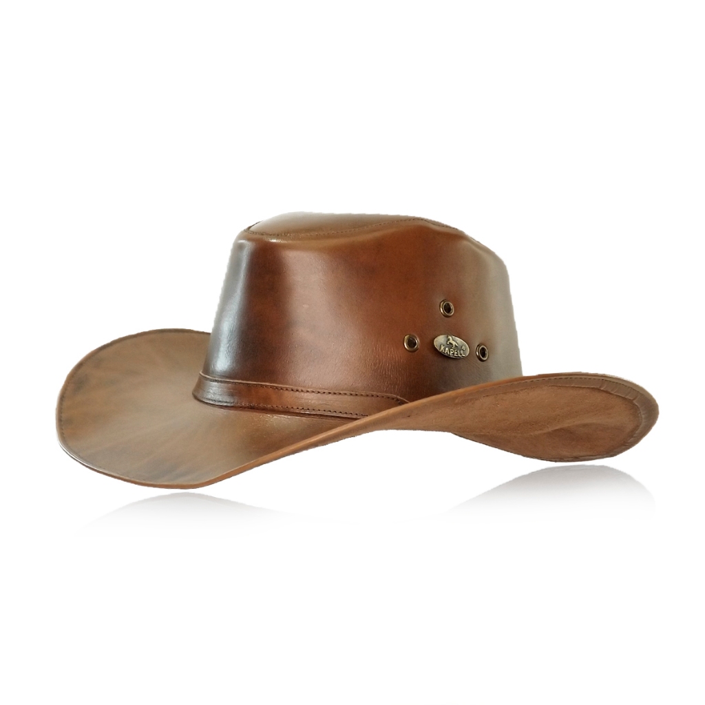 Chapéu Country em Couro Legítimo Country Cowgirl Festa de Peão Indiana