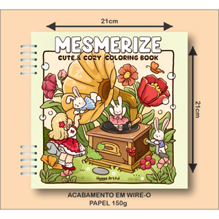 Livro de colorir - MESMERIZE - LANÇAMENTO. em Oferta na Shopee