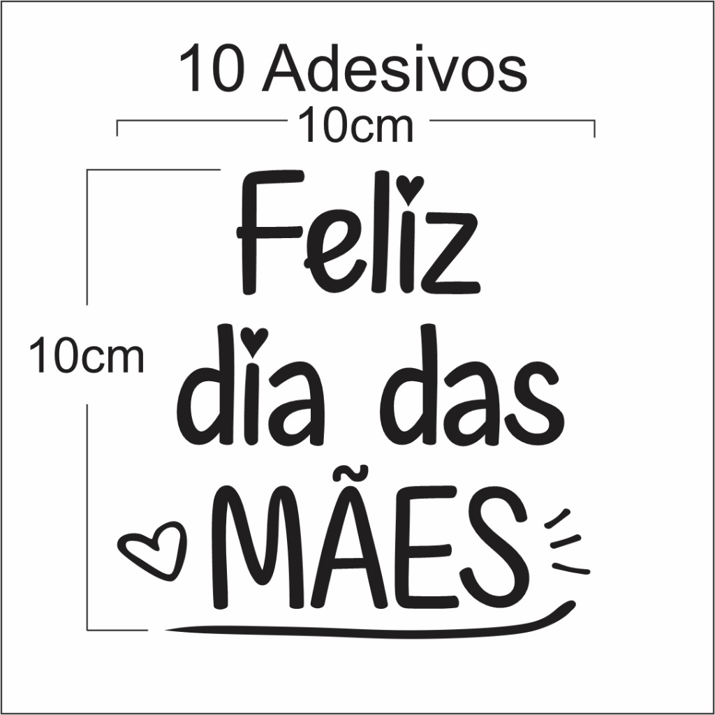 Adesivo de adesivos para balão dia das mães, cestas, caixas, caixotes e balão em Oferta na Shopee