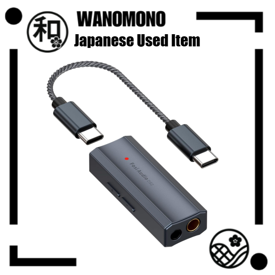 Alto-Falante De Qualidade Do Japão [Item Usado] Fosi Audio DS2 USB C Para AUX Amplificador De Fone De Ouvido DAC Dongle Jack De Portátil De Áudio Enviado