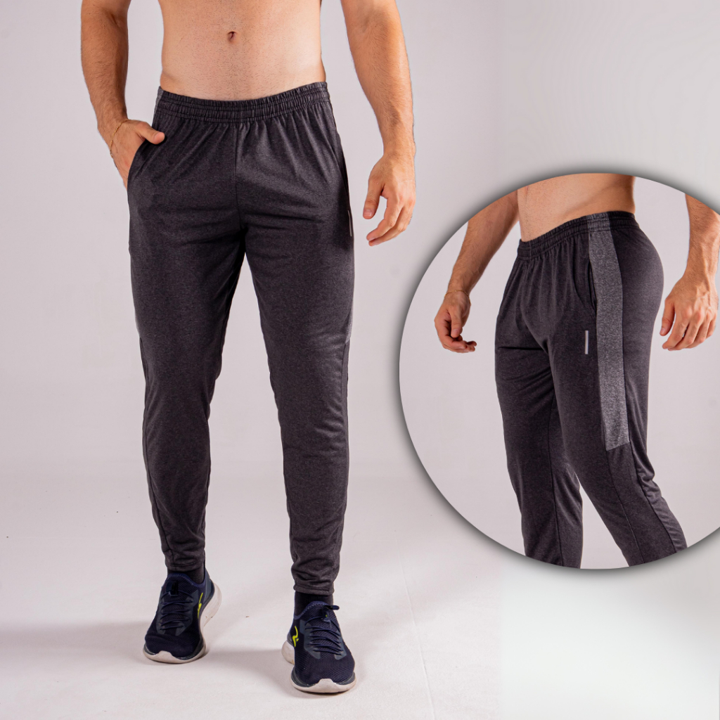Calça Masculina Dry Fit  Slim Fit Calça Esportiva Masculino Com Elástico na Cintura