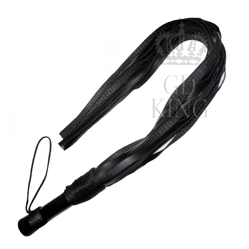 Chicote Preto Couro Sintético - Tiras 60cm em Oferta na Shopee