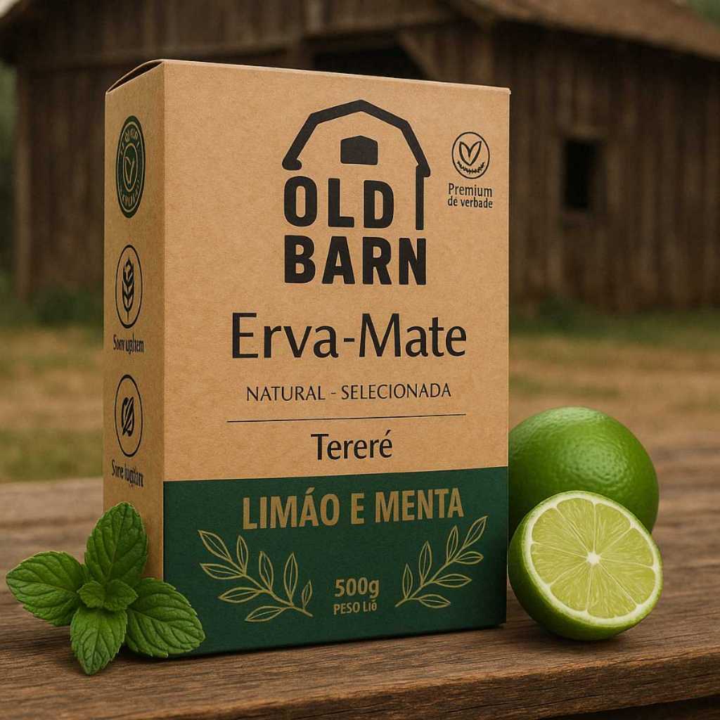 Erva De Tereré Old Barn 500g Premium De Verdade Alta Qualidade Menta Black Limão Abacaxi Com Hortelã em Oferta na Shopee