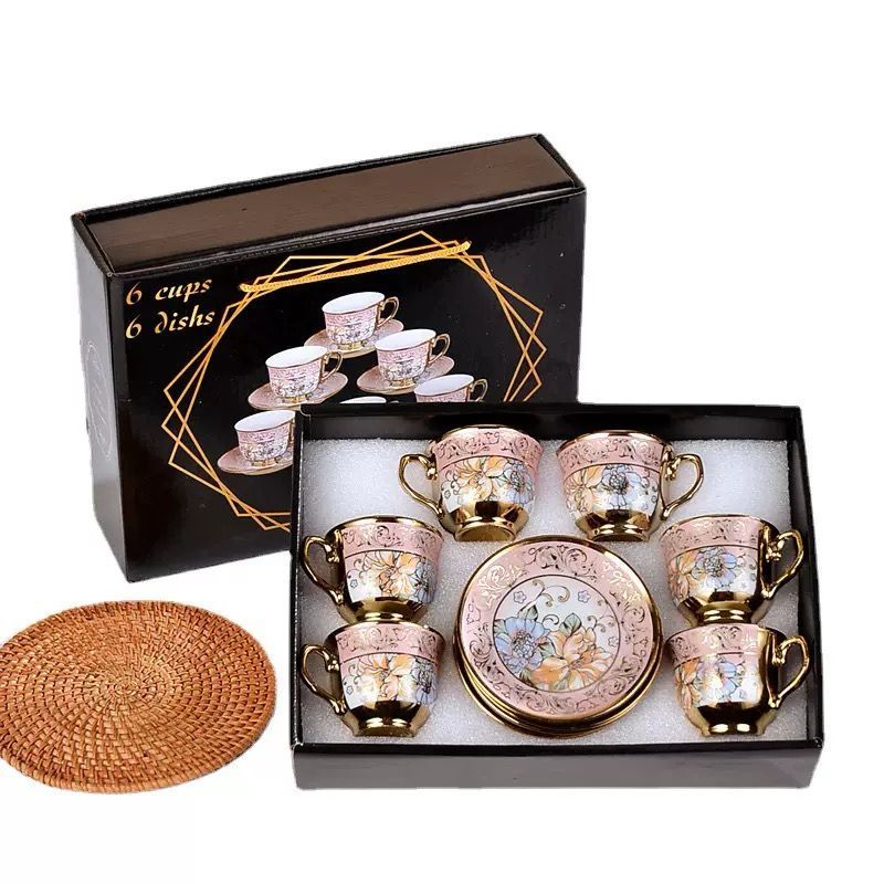 Xícara de café kit com 12 peças de Cerâmica em porcelana1 promoçao em Oferta na Shopee