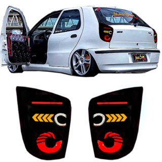 Aplique Adesivo Mascara Negra Lanterna do Palio G1( PAR ) em Oferta na Shopee