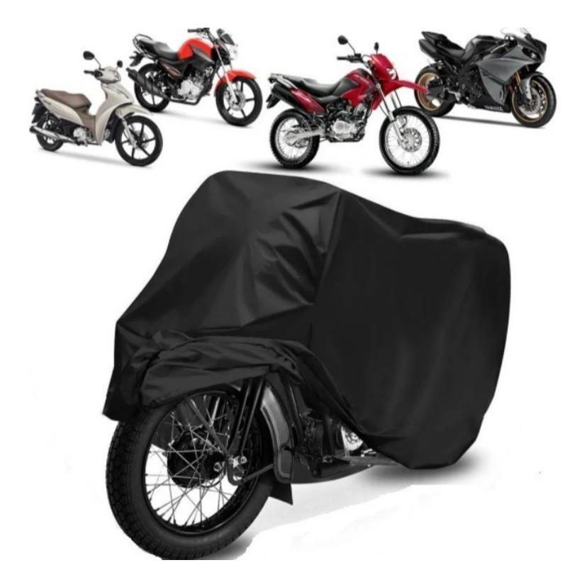 Capa Cobrir Moto Honda Forrada Couro 100% impermeável em Couro Sintetico em Oferta na Shopee