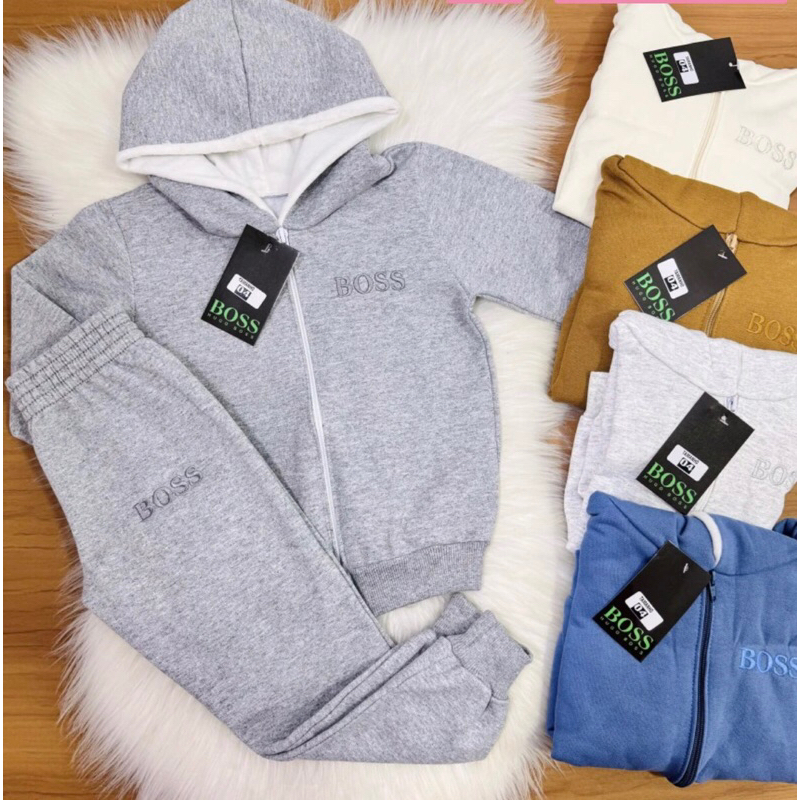 CONJUNTO MOLETOM MASCULINO INFANTIL JUVENIL