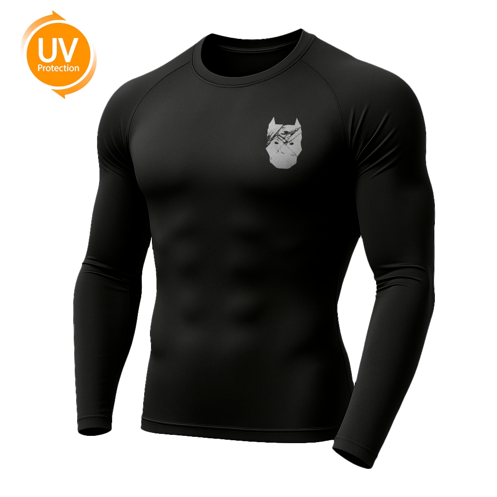 Camisa Térmica Proteção Uv 50+ Segunda Pele Camiseta Blusa Malha Fria Unissex Academia Manga Longa