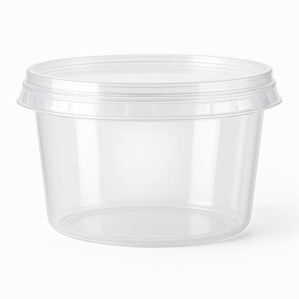 Pote de 250ml com tampa PP transparente com 432 unidades em Oferta na Shopee