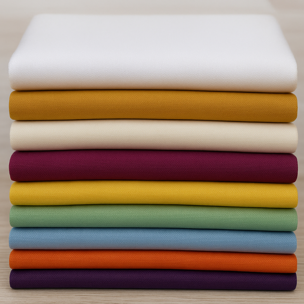 Kit De Retalhos De Tecidos Em Tiras Oxford Diversos Lisos