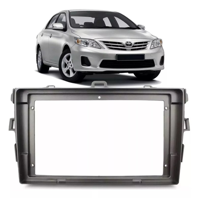 Moldura 9 Polegadas Toyota Corolla 2008 A 2013 Corolla 2008 2009 2010 2011 2012 2013 em Oferta na Shopee