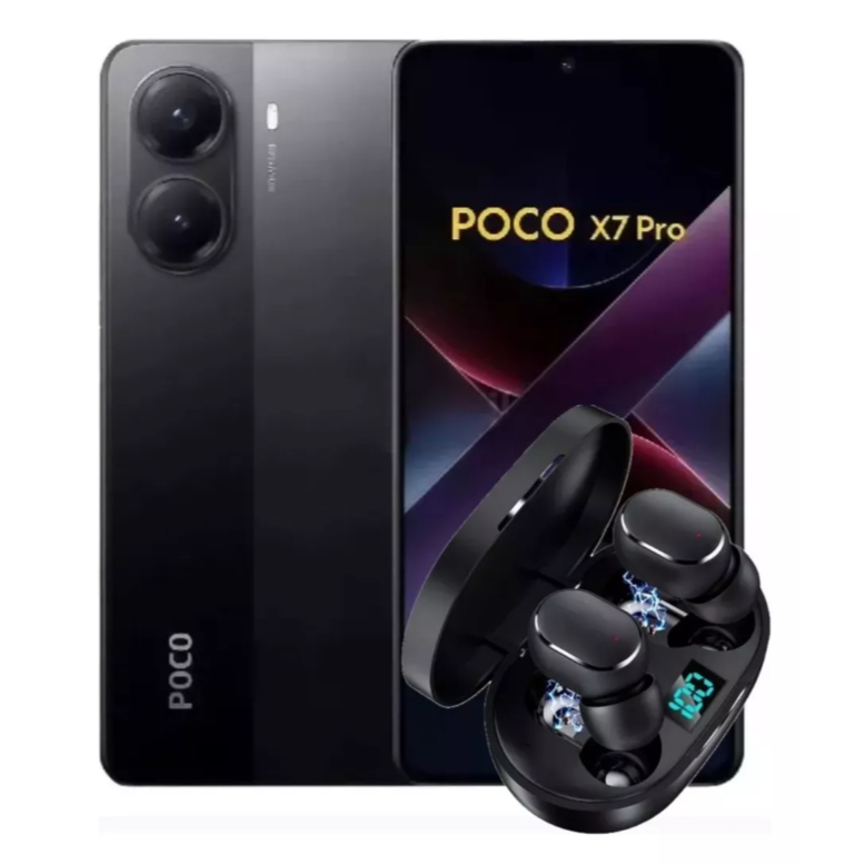 XIAOMI POCO X7 PRO 5G 12/512 PRETO  + NF + Brinde
