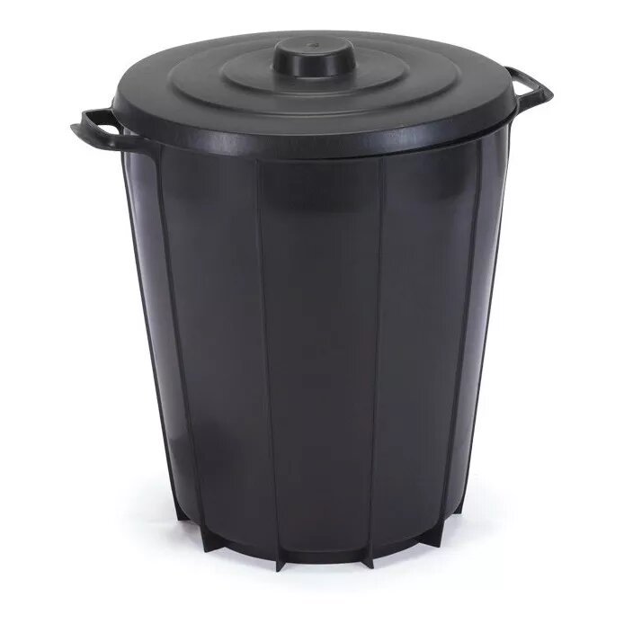 Lixeira Cesto Redondo 35L Preta em Oferta na Shopee