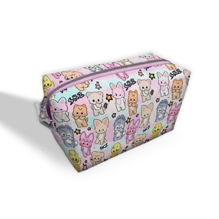 Necessaire Stray Kids Box Bolsa Organizadora de Maquiagem Necessaire Cosméticos Presente Fofo em Oferta na Shopee