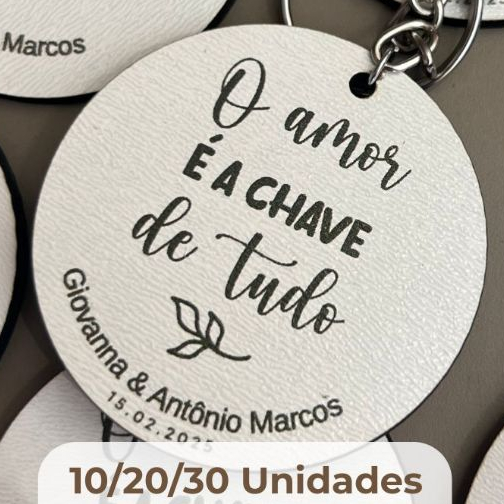 Chaveiro Lembrancinha De Casamento Personalizada Simples Kit Para Noivado Em MDF Resistente