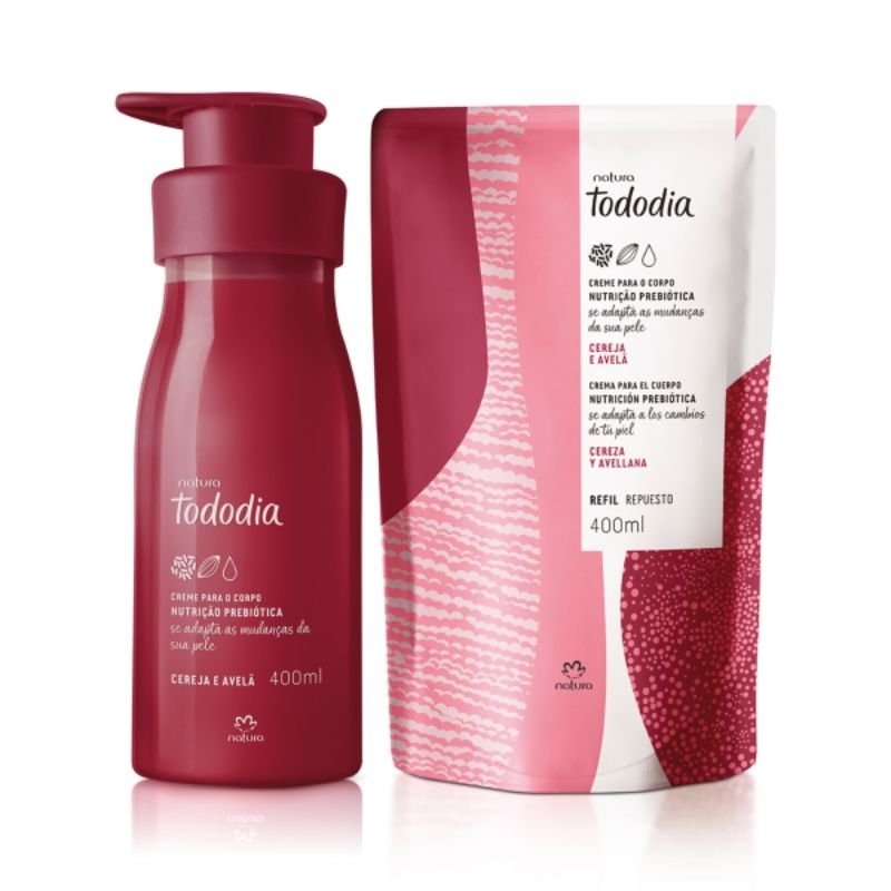 Natura Tododia Cereja e Avelã - Hidratação Intensa com Fragrância Sofisticada!