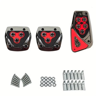 Kit 3 Peças Pedaleiras Esportivas Automotiva Carros Tuning Acessórios Universal Envio Imediato em Oferta na Shopee
