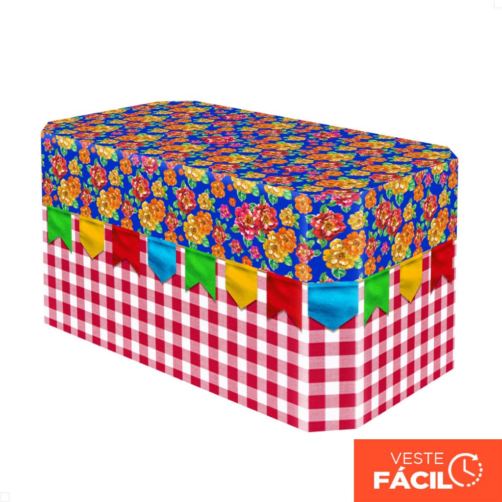 Toalha Capa De Mesa Sublimada Para Festa Junina Decoração de Festa Arraiá Tecido Veste Fácil – MSA-137 em Oferta na Shopee