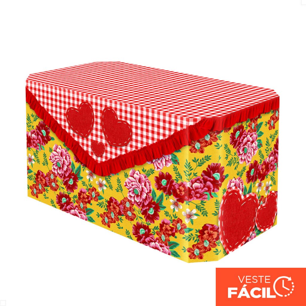 Capa De Mesa Festa Junina Em Tecido Sublimado Decorativas Veste Fácil – MSA-138 em Oferta na Shopee
